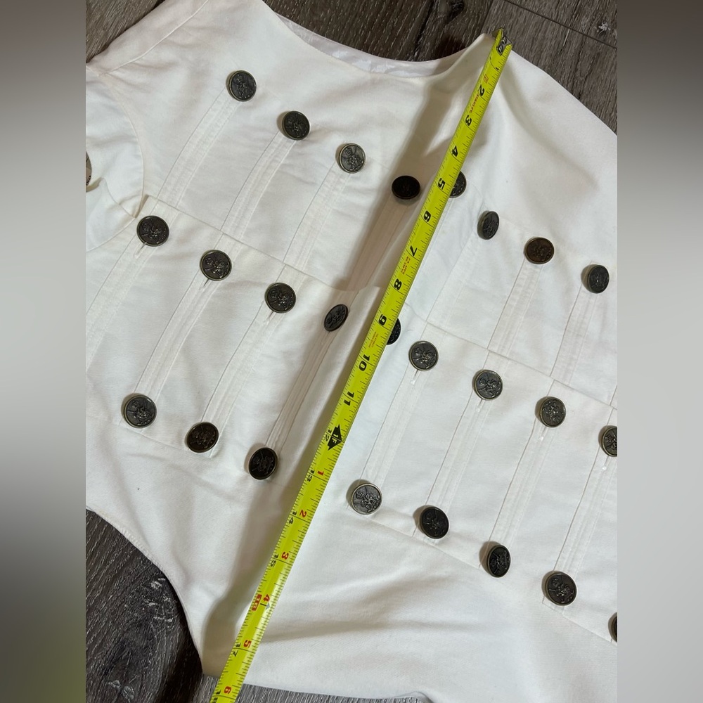 💯cotton Elegant White Buttoned Women's Vest - Picture 6 of 10
